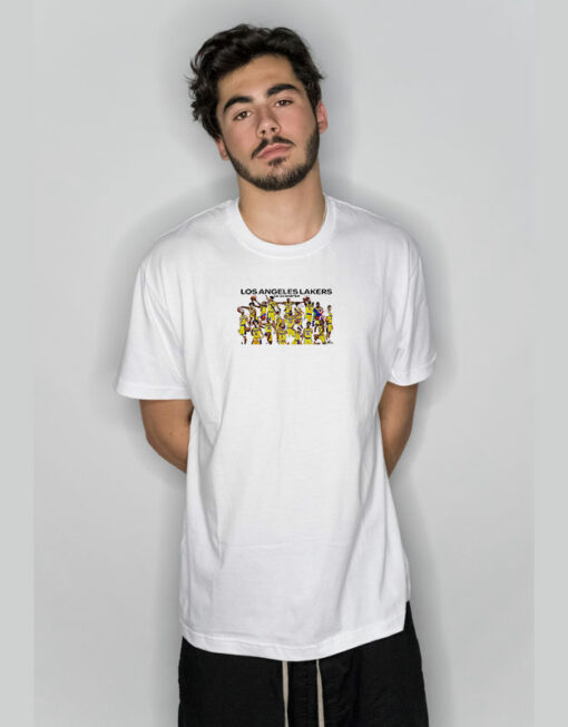 Los Angeles Lakers 23 24 Roster T-Shirt