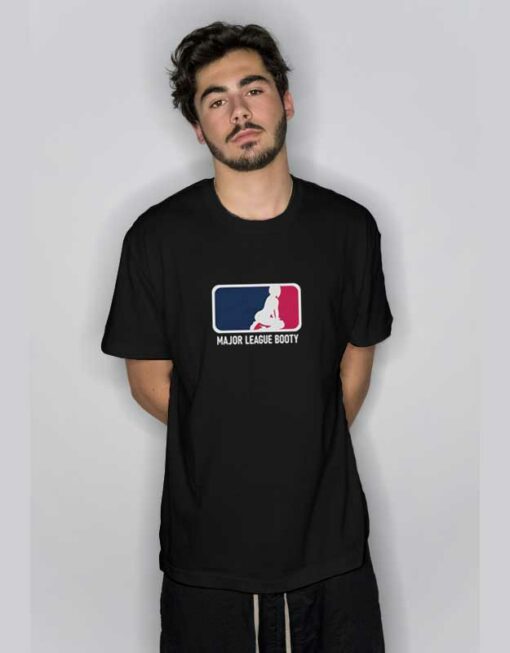 ‎Major League Booty MLB Logo  T Shirt