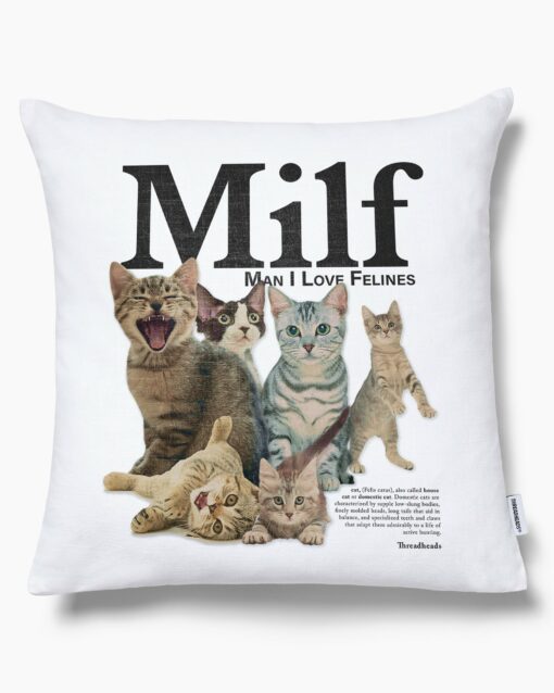 Man I Love Felines Cushion