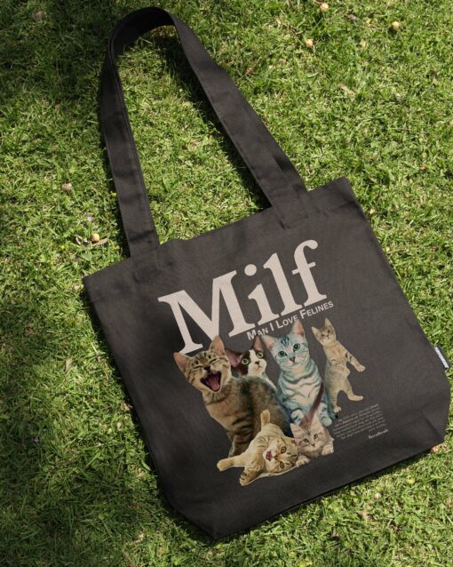 Man I Love Felines Tote Bag