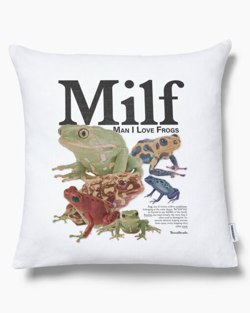 Man I Love Frogs Cushion