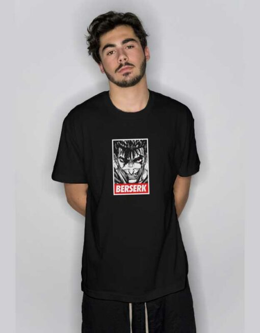 ‎Manga Berserk Guts Rage  T Shirt