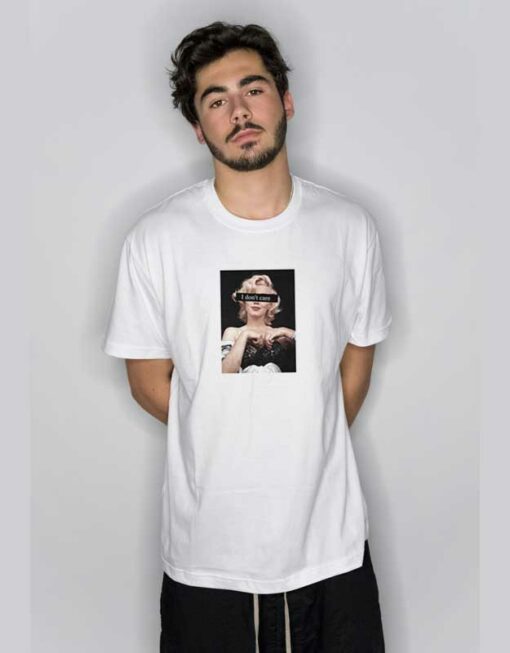 ‎Marilyn Monroe I Don’t Care  T Shirt