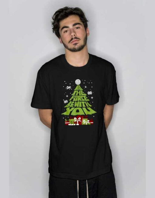 May The Force Be With You Christmas T Shirt