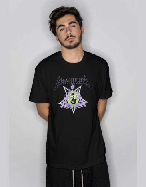 Metaleficent Goth Pentagram T Shirt