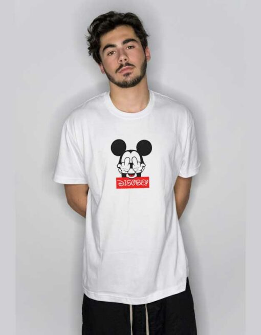 Mickey Disobey Fuck Off T Shirt