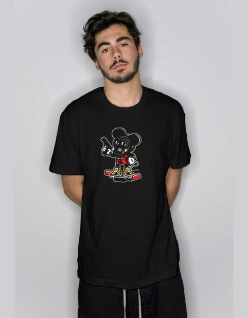 Mickey Mouse Gangster T Shirt