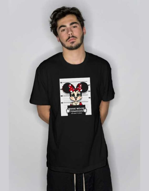 Minnie Mouse Mugshot T Shirt