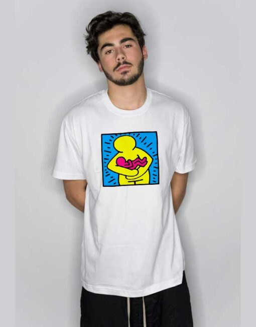 Mother Inspired to Keith Haring T Shirt