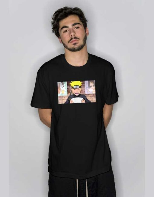 Naruto Eating Ramen T Shirt