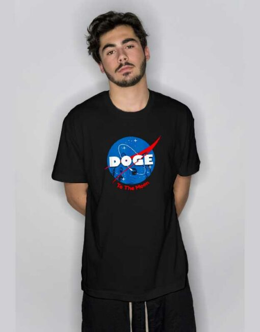 Nasa Doge To The Moon T Shirt