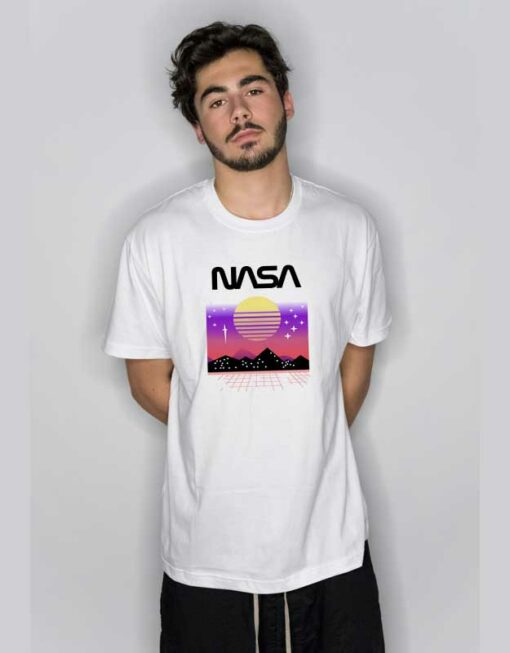 Nasa Space Sunset T Shirt