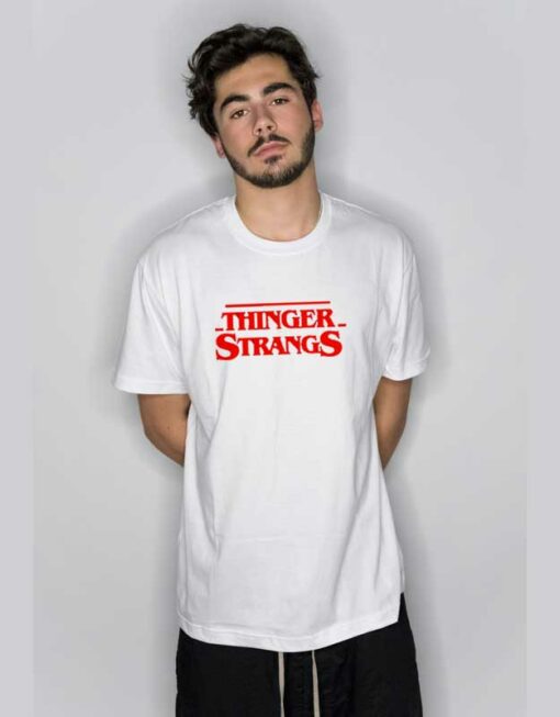 New Thinger Strangs Logo T Shirt