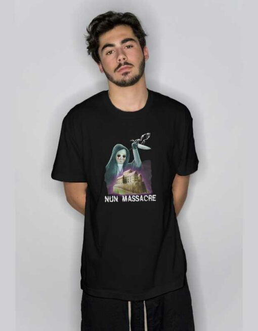 Nun Massacre Graphic T Shirt