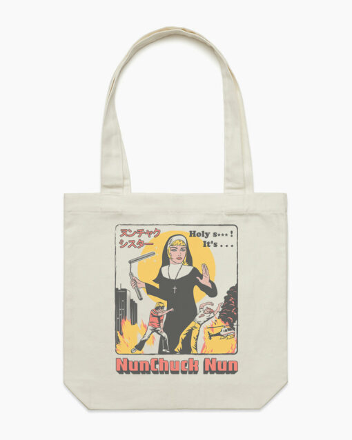 Nunchuck Nun Tote Bag