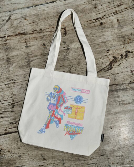 Running From My Problems Tote Bag