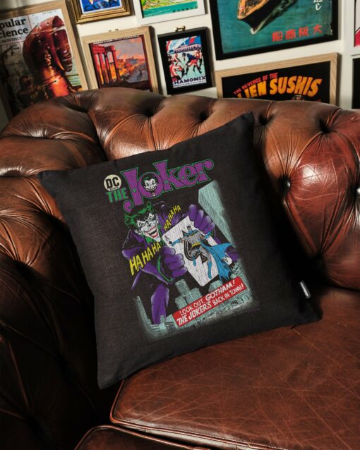 The Joker’s Back In Town Cushion